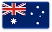 Australian flag representing visitors and clients from Australia